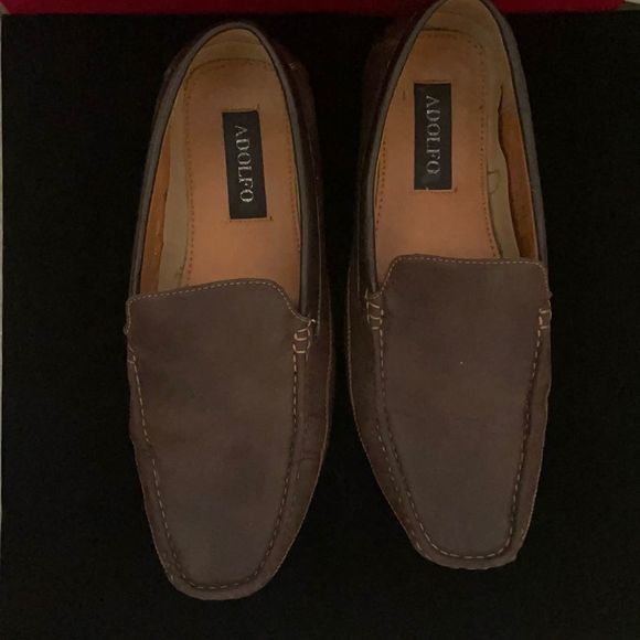 Adolfo mens leather driving shoe. - Picture 2 of 6